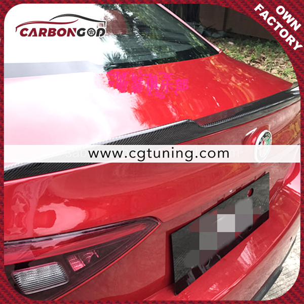 Спойлер ЗАДНИЙ БАГАЖНИК из углеродного волокна в стиле QV для Alfa Romeo Giulia 2017+