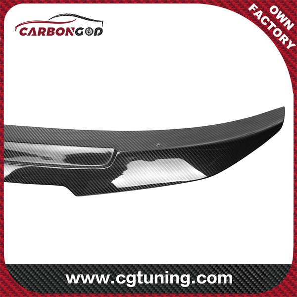 C% Fitment Real Carbon Fiber Car Rear Trunk Spoiler Wing Big For BMW F22 F87 M2 2014-2019 PSM Style