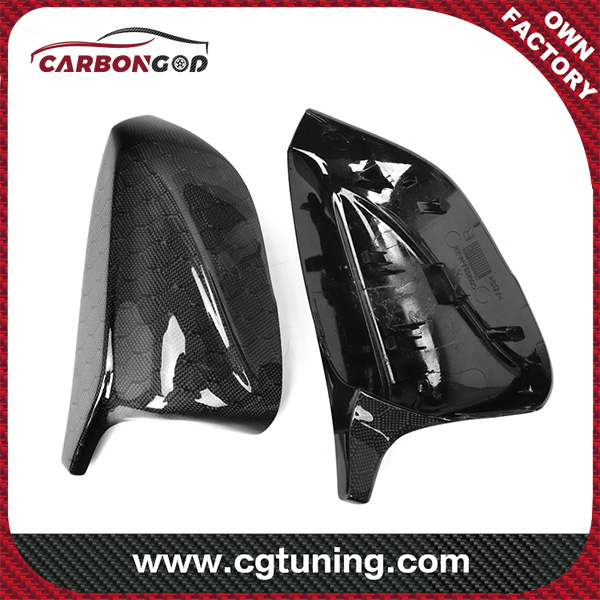 Q50 Honeycomb Carbon Mirror Cover OEM Fitment Side Mirror Cover Replacement M style for Infiniti Q50 Q50L Q60 Q70 QX30 2017