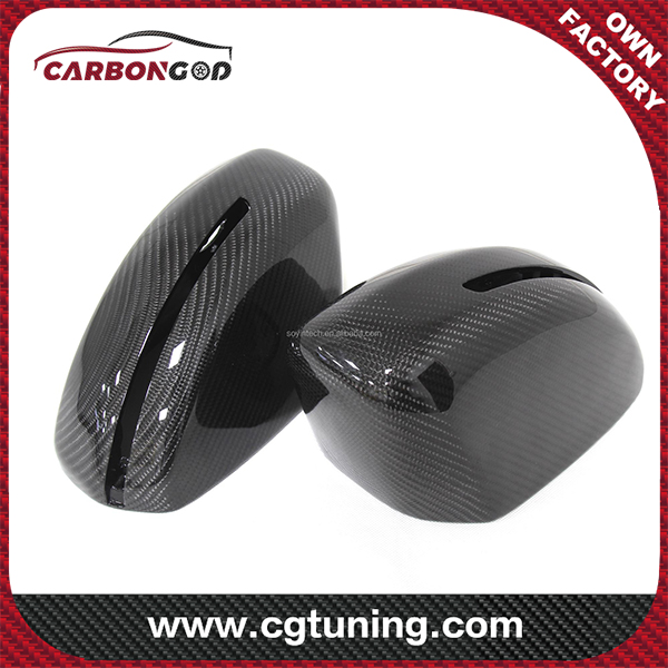 R8 TOP Quality PU Protect Carbon Mirror housing shell 1:1 Replacement Side Mirror Cover for Audi R8 MK2 2013 2014