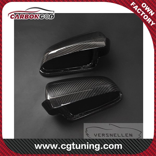 B7 Carbon Mirror Cover replacement for Audi A4 B7 2004-2008 A6L 2005-08 S6 2006 Side Mirror Cover