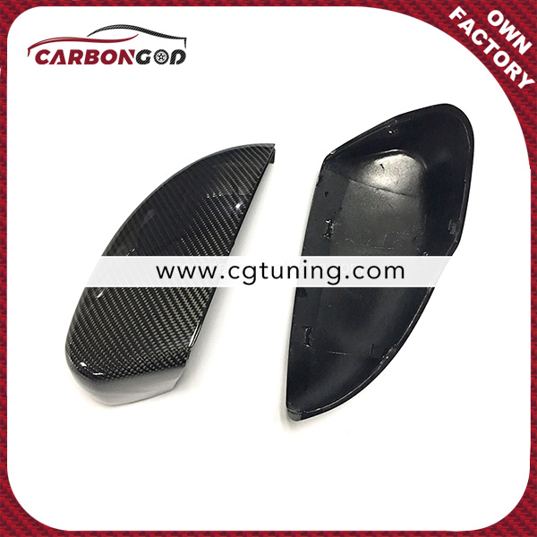 TOP Quality 1:1 Car Carbon Fiber mirror replacement for Ford Rearview mirror cover